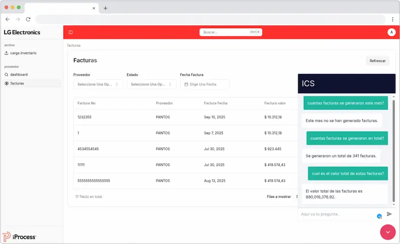 Imagen del caso de éxito: LG ELECTRONICS (ICS)